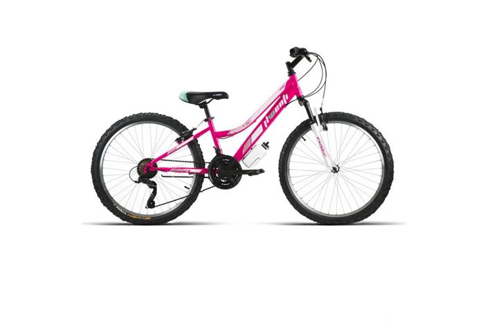BICI 26" MTB MUJER ACERO "MICROSIFT" C/ SUSP ROSA