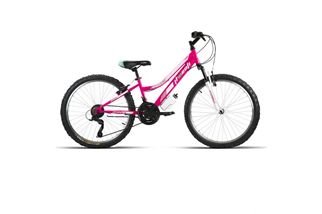 BICI 26" MTB MUJER ACERO "MICROSIFT" C/ SUSP ROSA