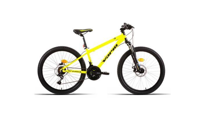 BICI 24" ALUM SUSP 21V AMARILLO