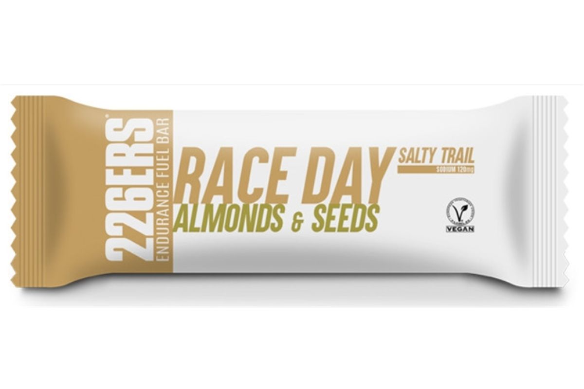 RACE DAY BAR SALTY TRAIL 40G ALMONDS & SEEDS