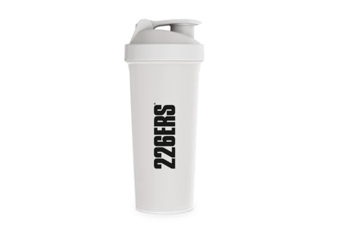 SHAKER 800CC WHITE-BLACK LOGO