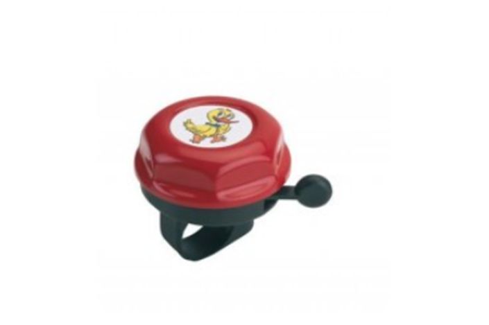 TIMBRE NIÑO ACERO 53 MM, ROJO