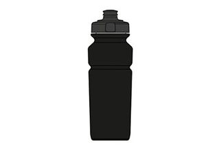 BIDON ATLAS 500 CC. NEGRO TRANSPARENTE